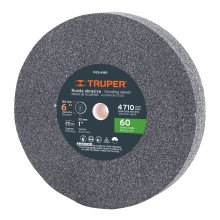 Rueda Abrasiva p/Esmeril 6" Grano 60 Espesor 1"