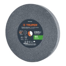 Rueda Abrasiva p/Esmeril 10" Grano 60 Espesor 1-1/4"
