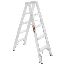 Escaleras Dobles Tipo Tijera 100% Aluminio 102 Kg