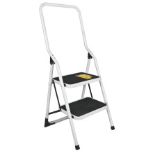 Escalera Tubular Plegable de 2 Peldaños 91 Kilogramos de Resistencia PRETUL