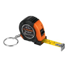 Flexómetro Gripper Tipo Llavero 2 M