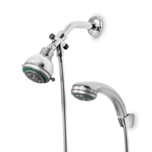 Regadera Aqua 3" c/extensión tipo teléfono, 5 funciones