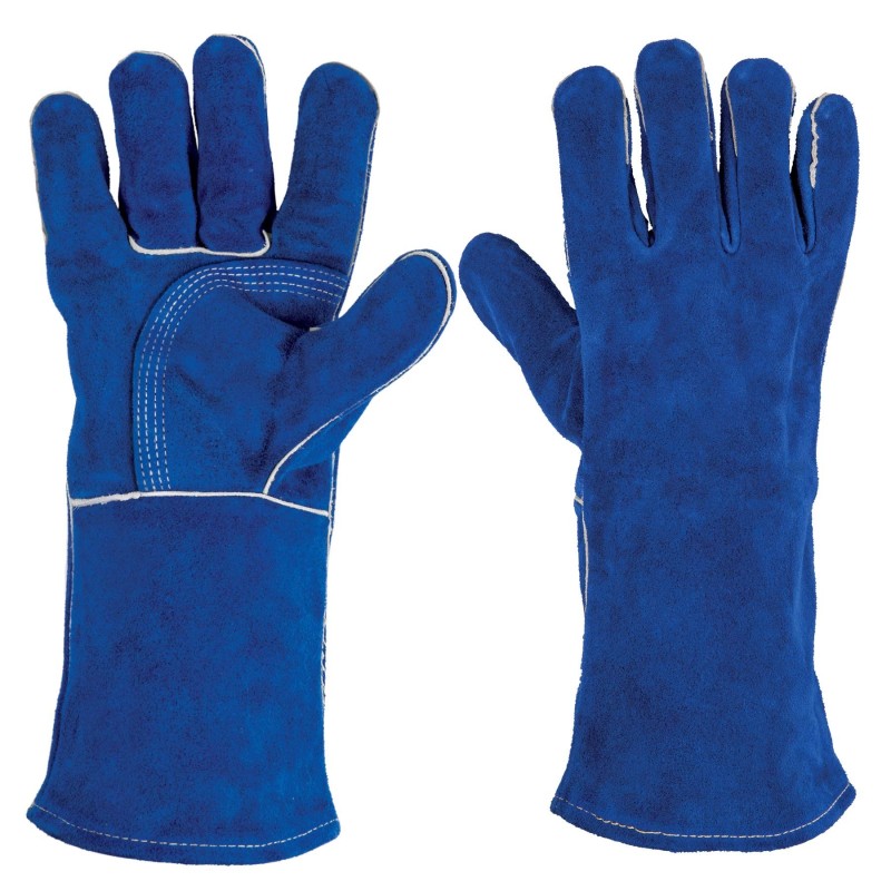 Guantes de carnaza premium para electricista, Truper, Guantes De Carnaza,  14289