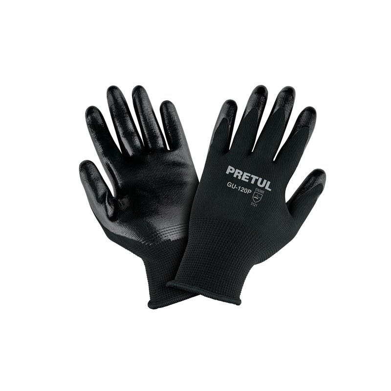 Guantes con recubrimiento de nitrilo pretul Guantes con recubrimiento de nitrilo pretul
