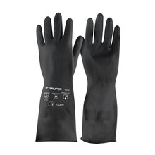 Guantes de solventes, negro