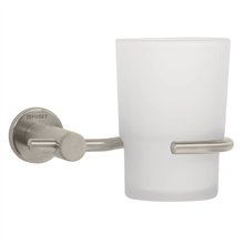 Portavaso Cepillero Satinado Linea Element