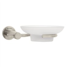 Jabonera c/Plato de Vidrio Satinado