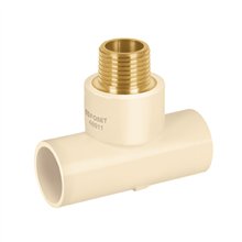 Tee Cpvc Latón Rosca Exterior 1/2"