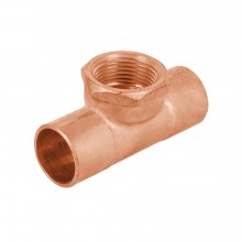Conexiones de cobre, Tees, cobre a cobre a rosca interior