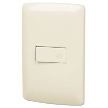 Placas con interruptor de timbre, Línea Italiana