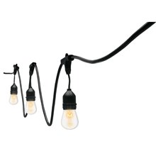 Serie de 12 Luces Incandescentes p/Exterior