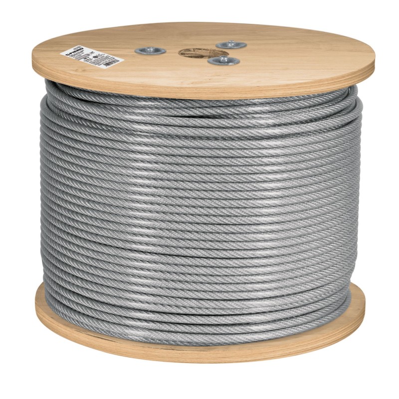 Cables de acero, 7x7 hilos, 300 m FIERO