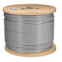 Cable de acero recubierto de PVC 7x19 hilos
