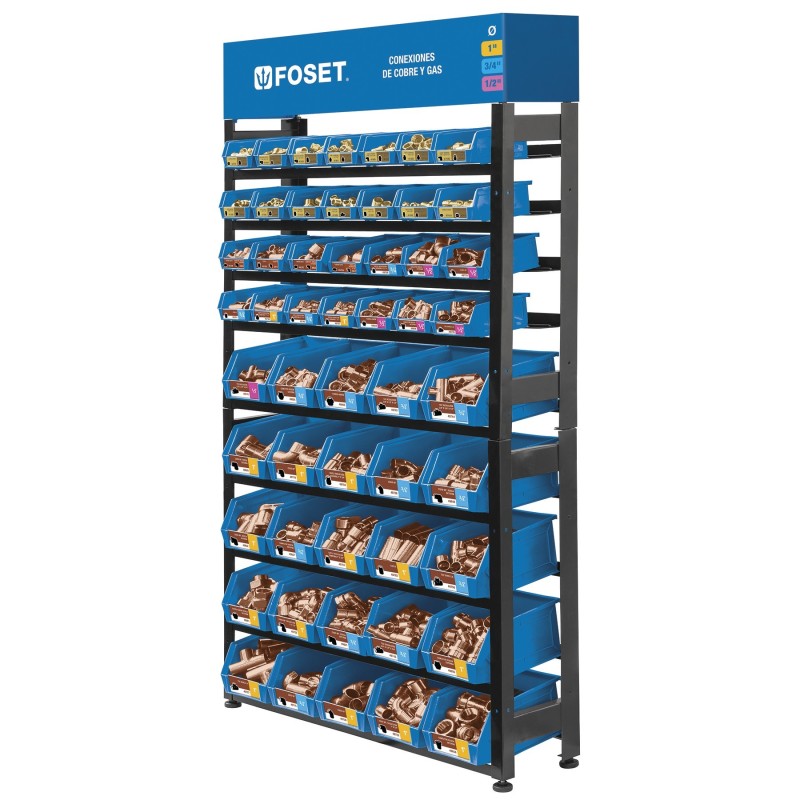 Rack con Conexiones de Cobre y Gas Foset Rack con Conexiones de Cobre y Gas Foset