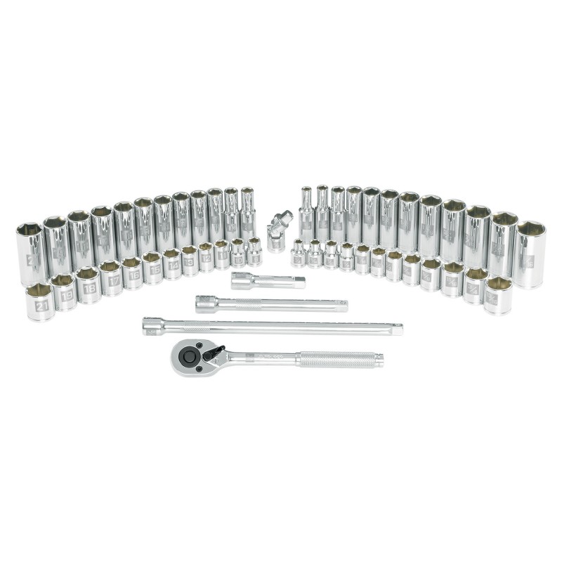 Juego de Autoclé Cuadro 3/8" 53 Piezas Juego de Autoclé Cuadro 3/8" 53 Piezas