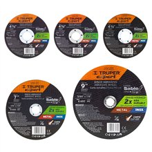 Discos abrasivos para corte extrafino de metal