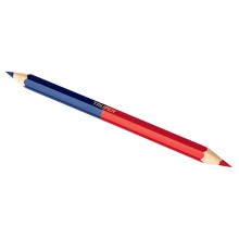 Lápiz Bicolor Grueso para Carpintero 18cm