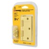 Bisagra Cuadrada acero latonado cabeza plana Blister Basic Bisagra Cuadrada acero latonado cabeza plana Blister Basic