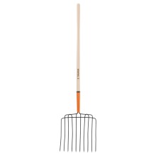 Bieldo para Estiércol 10 Dientes Mango 48" Truper