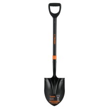 Pala Redonda T-2000 Puño "y" Mango Fibra de Vidrio Truper