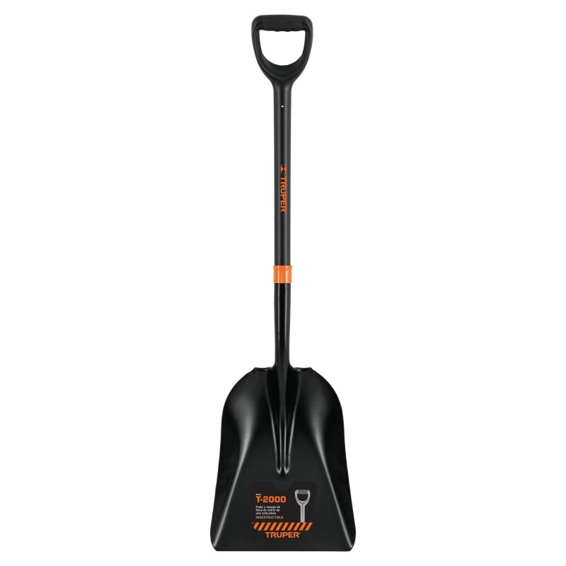 Pala Carbonera T-2000 Puño "y" Mango Fibra de Vidrio Truper