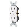 Contacto Dúplex 2 Polos 3 Hilos Standard Blanco Volteck