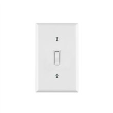 Placa Armada Interruptor Sencillo Línea Standard Blanco
