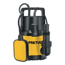 Bomba Sumergible Plástica 3/4 Hp para Agua Limpia Pretul