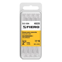 Blíster con Clavos Galvanizados p/Concreto Fiero