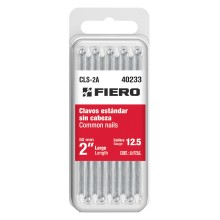 Blíster con Clavos Estándar Sin Cabeza Fiero