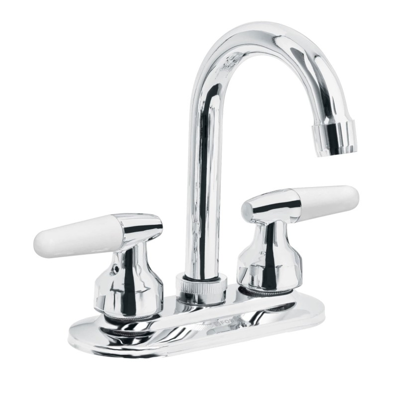 Mezcladora 4" para lavabo cuello tipo bar manerales cono Basic Mezcladora 4" para lavabo cuello tipo bar manerales cono Basic