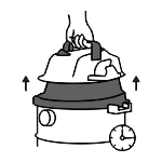 Aspiradora industrial TRUPPER acero inoxidable 5 gal Mod. ASP-5X -  Vaqueiros Ferreteros