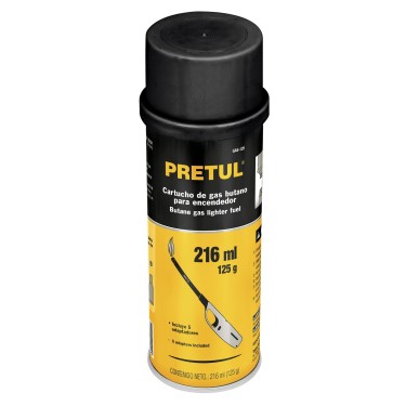 Lata de Gas Butano para Encendedor 125 ml PRERUL